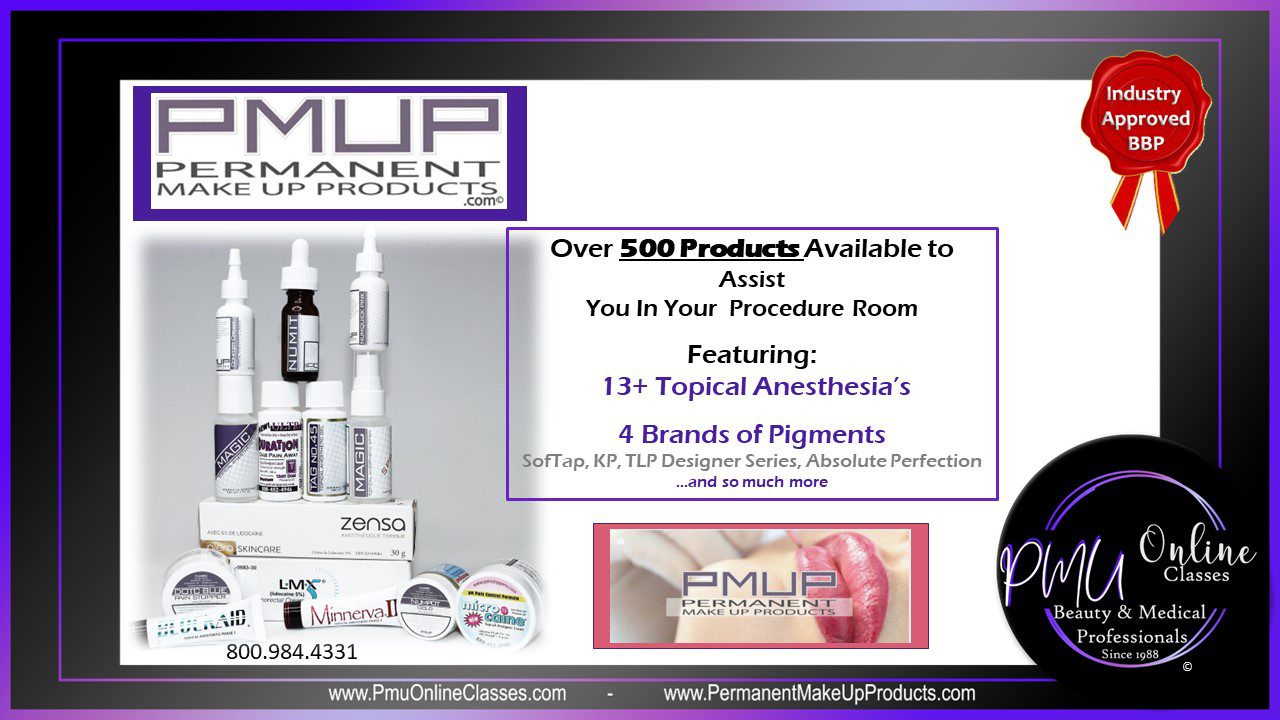 Permanent Makeup Products and Supplies.