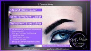 A picture of some different types of brows.
