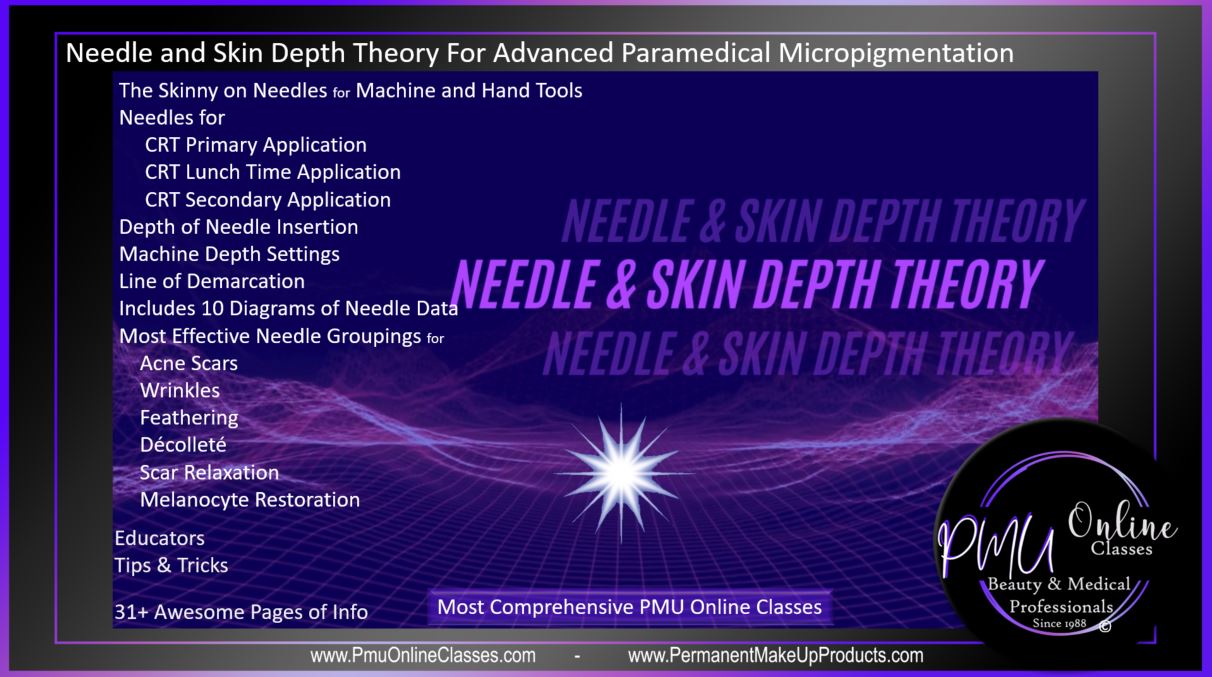 Needle & Skin Depth Theory for Advanced Paramedical Micropigmentation